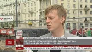 Kolejne Utrudnienia W Warszawskim Metrze Tvp Info, 31.05.2013