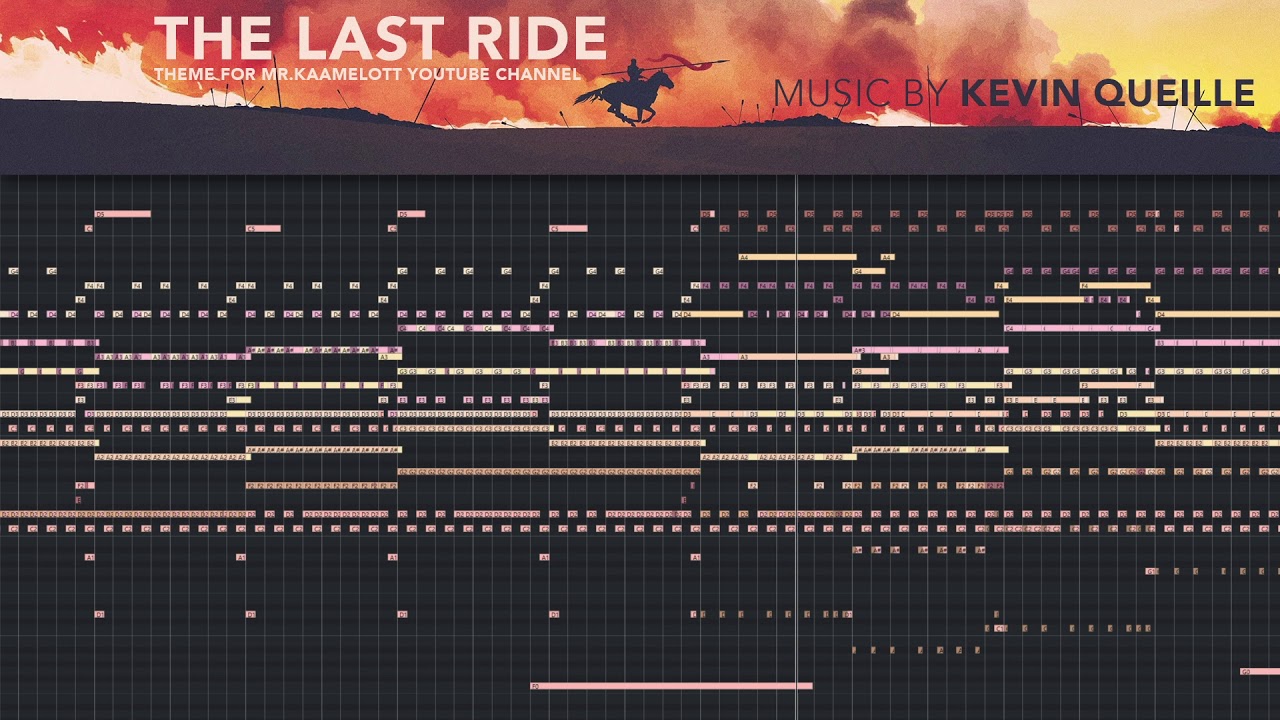 THE LAST RIDE - PIANO ROLL // soundtrack composed by Kevin Queille