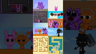 New Maze Challenge - Help Incredibox Sprunki Level Up Rank To Defeat Pinki And Rescue Oren