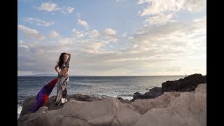 Scenes from our Belly Dance Photoshoot in Maui