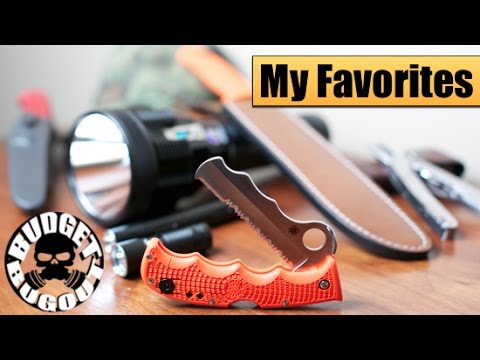 My Favorite Items/Best Gear -- Everyday Carry, Outdoor, Camping, Survival, Hunting, Knives & Guns