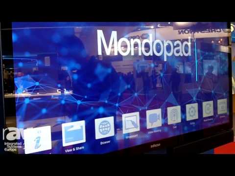 ISE 2017: InFocus Presents New Mondopad Ultra Collaboration Board with a 4K Multitouch Display