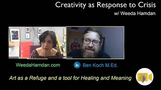 Creativity in a time of crisis with artist Weeda Hamdan | Finish the Day | Episode 28 (Earth Day)