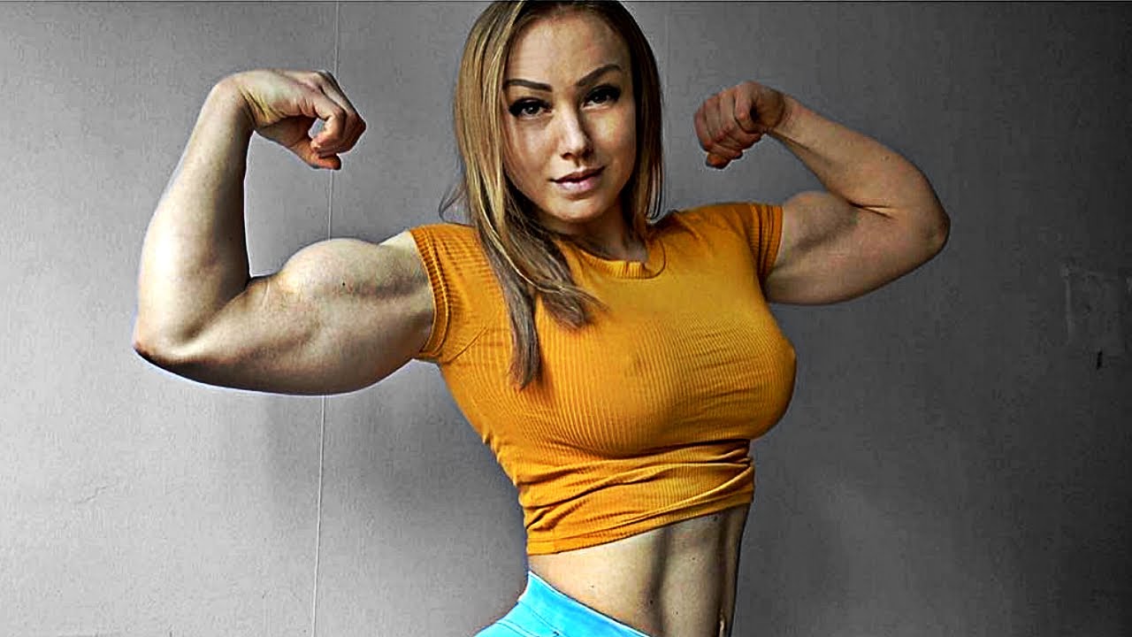 Busty mature female biceps