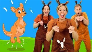 Do The Kangaroo 🦘 Kids Animal Dance Song