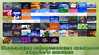 Эволюция Оформления Анонсов Первого Канала