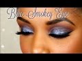 First Impression Maybelline Dream Velvet Foundation + Blue Smokey Eye Tutorial - Ellarie - Streaming