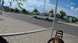 Video 266. Tiraspol. Pridnestrovye. Ulitsa Karla Libknekhta. from Путешествуя по миру, Păcii street, Tiraspol, Moldova