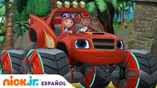 Carreras De Blaze Con Sus Superllantas Nick Jr. En Español