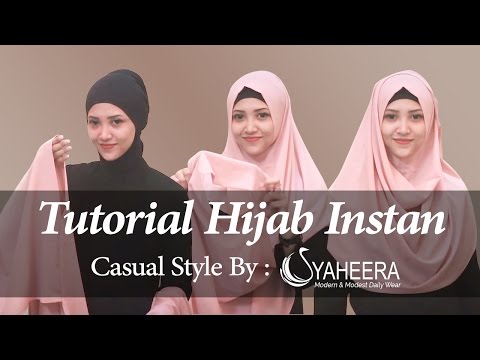 #1 Tutorial Hijab Instan Bergaya Casual By Syaheera Jilbab InstanSarah dan Saskia by SyaheeraJilbab InstanSarah dan Saskia by SyaheeraJilbab instanbergaya casual yang terbuat dari bahan diamond italiano yang ...