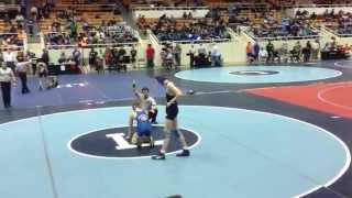 2015 Holy Angels 160, Conor Fenn Over Dustin Mcneer, Glenn High School, 6-4 2Nd Rd