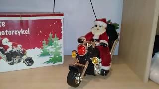 Julemandjultomte Pa Motorcykel Santa Claus On Motorcycle