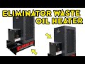 Pt 1/2 Eliminator Model 120 Waste Oil Burner, 120,000 BTU, 115 volts, burns ¾ gph, Mfg by Aaladin
