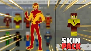 Saiu nova (skin Pack) de flash para Minecraft pe