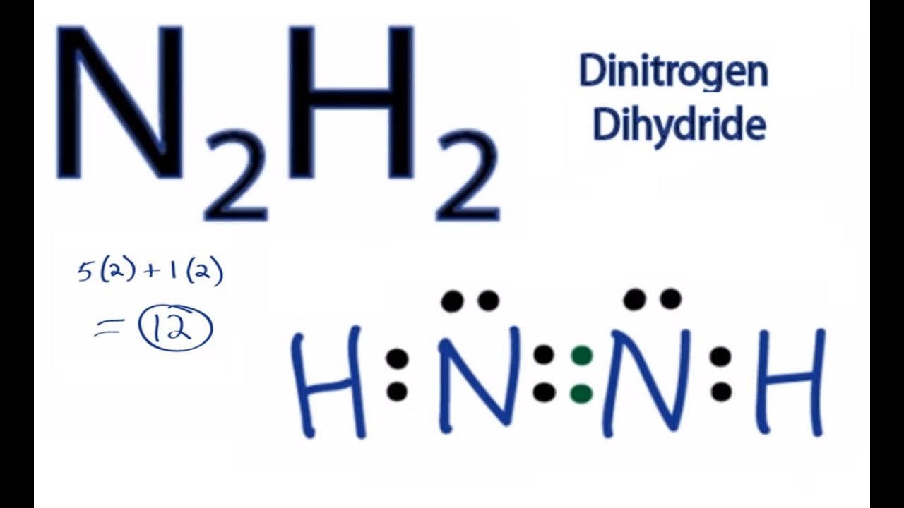 N2h2 Lewis Structure  How To Draw The Lewis Structure For