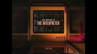 Hbo Next The Making Of The Interpreter Tv-Pg-V Rating Screen 2006
