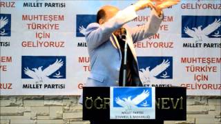 Millet Partisi İstanbul Il Başkanlığı İftar Programı Genel Başkan Aykut Edibali Nin Konuşması