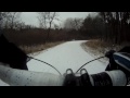 Argonne National Lab, Waterfall Glen trail Cyclocross Ride on fresh snow (Feb 15, 2012)