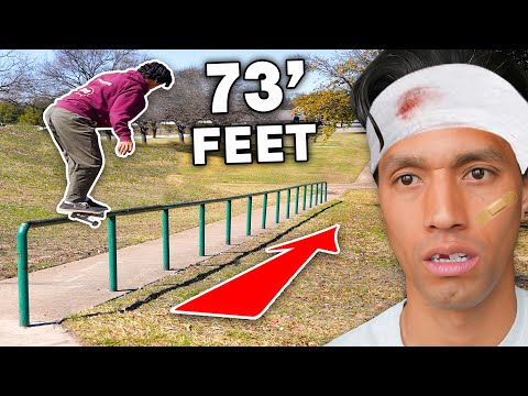 I Tried Skating THE BIGGEST HANDRAIL In Texas!