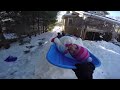 Homemade Luge Track