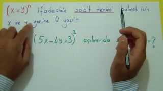 Bi̇nom Açilimi 1 - Şenol Hoca