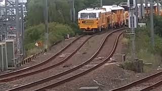 Sydney Trains Trackwork Machine Strathfield Railway Station Heading Towards T9 Northern Line Epping
