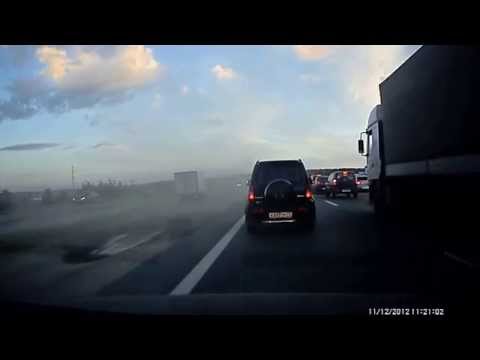 Езда по обочине на Симферопольском шоссе (М2)