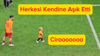 Ciro Üçlü Çektirdi Ardından Kaleye Girdi Tribünleri Coşturdu / Galatasaray Başak