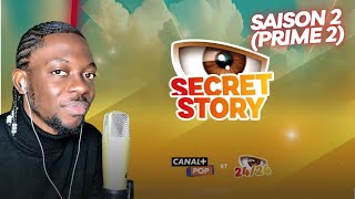 Secret Story Afrique Saison 2 Reaction Live Le 2Eme Prime