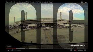 Cockpit • Take-off | Rio de Janeiro (GIG/SBGL) Brazil | B747-400 • RWY28