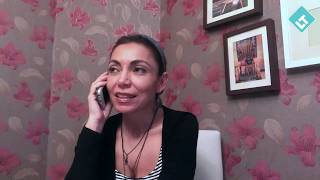 Turkish Conversation // Making a Restaurant Reservation //Turkish English, Russian, Arabic Subtitle