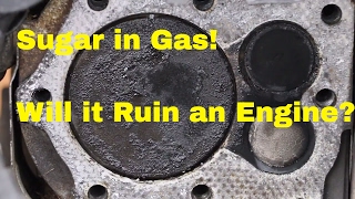 Will Sugar In Gas Destroy A Vehicles Engine See What It Does To This Engine Will Sugar In Gas Destroy A Vehicles Engine See What It Does To This Engine