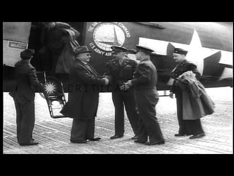 Link to order this clip: http://www.criticalpast.com/video/65675068326_congressional-group_Buchenwald-concentration-camp_Walter-Bedell-Smith_Dwight-D-Eisenho...