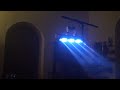 ADJ  FUSION FX BAR 3 In the dark with smoke