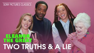 2 Truths And 1 Lie With June Squibb, Erin Kellyman, Chiwetel Ejiofor & Director Scarlett Johansson