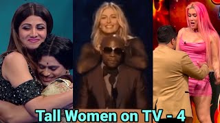 Tall Women On Tv -4 | Tall Woman In  Tv Shows | Tall Woman Short Man