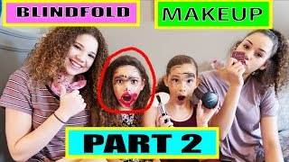 Blindfolded Makeup Challenge Part 2 Blindfolded Makeup Challenge Part 2