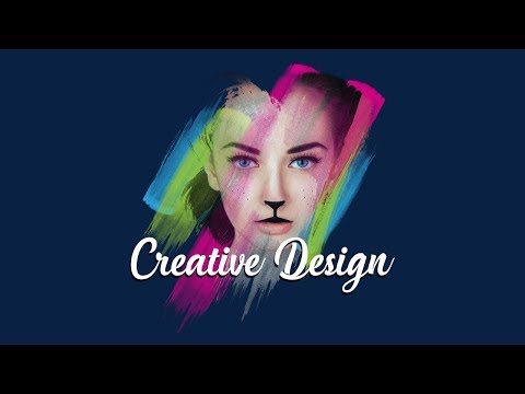 Photoshop Portrait Brush Effects Tutorial | Abstract colorful art Photo Editing 2019