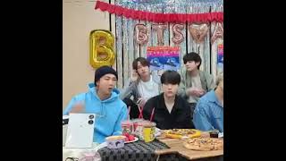 Bts Be Vlive 2021 Lol Taehyung Jin Copying Namjoon Kim Line