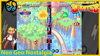 A Vs Shmup 2D Fighter? Le Star Sprites On Neo Geo One Part Shmup One Part Fighting Game