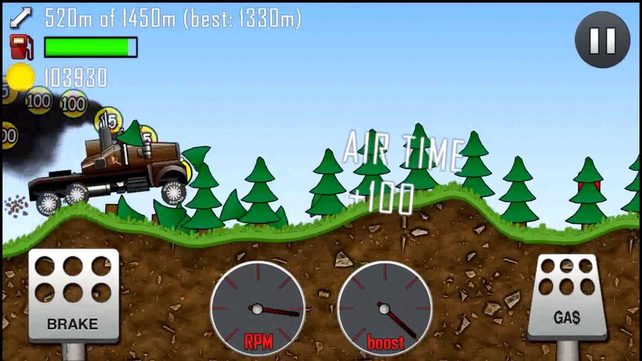 best vehicle for hill climb racing