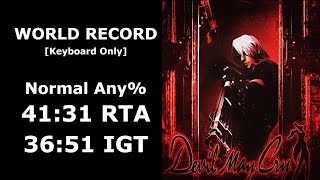 Devil May Cry Any% Speedrun 41:31 RTA [ Former WR | First ever Keyboard Only WR]
