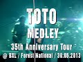 TOTO / PAMELA + MEDLEY / 35th Anniversary Tour @ BXL Forest National 30.05.2013