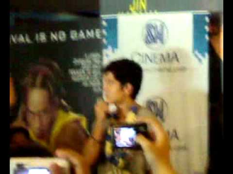 Mr Jon Foo aka Jin Kazama goes to the philippines for the advance screening