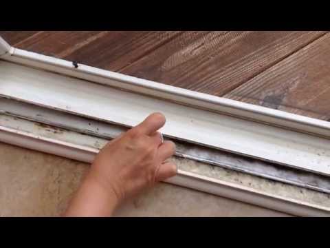 How to clean Sliding Door or Window tracks