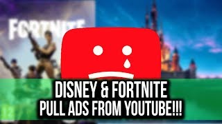 Disney & Fortnite both pull ads on YouTube #YouTubeWakeUp