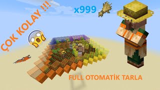 Minecraft Otomatim Tarla Yapımı (ÇOK KOLAY !!!!)[Minecraft Aoutomatic Farm 1.16+