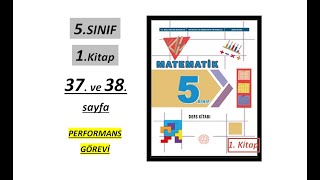 5. Sinif Matemati̇k 1. Ki̇tap 37. Ve 38. Sayfa Performans Görevi̇ Meb Yeni̇ Müfredat