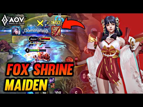 AoV : NEW SKIN TEL'ANNAS FOX SHRINE MAIDEN - ARENA OF VALOR