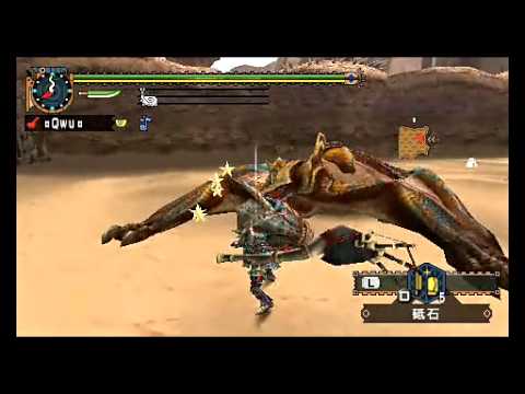 【Qwu】MHP2G 訓練所 ティガレックス討伐訓練 狩猟笛.mp4